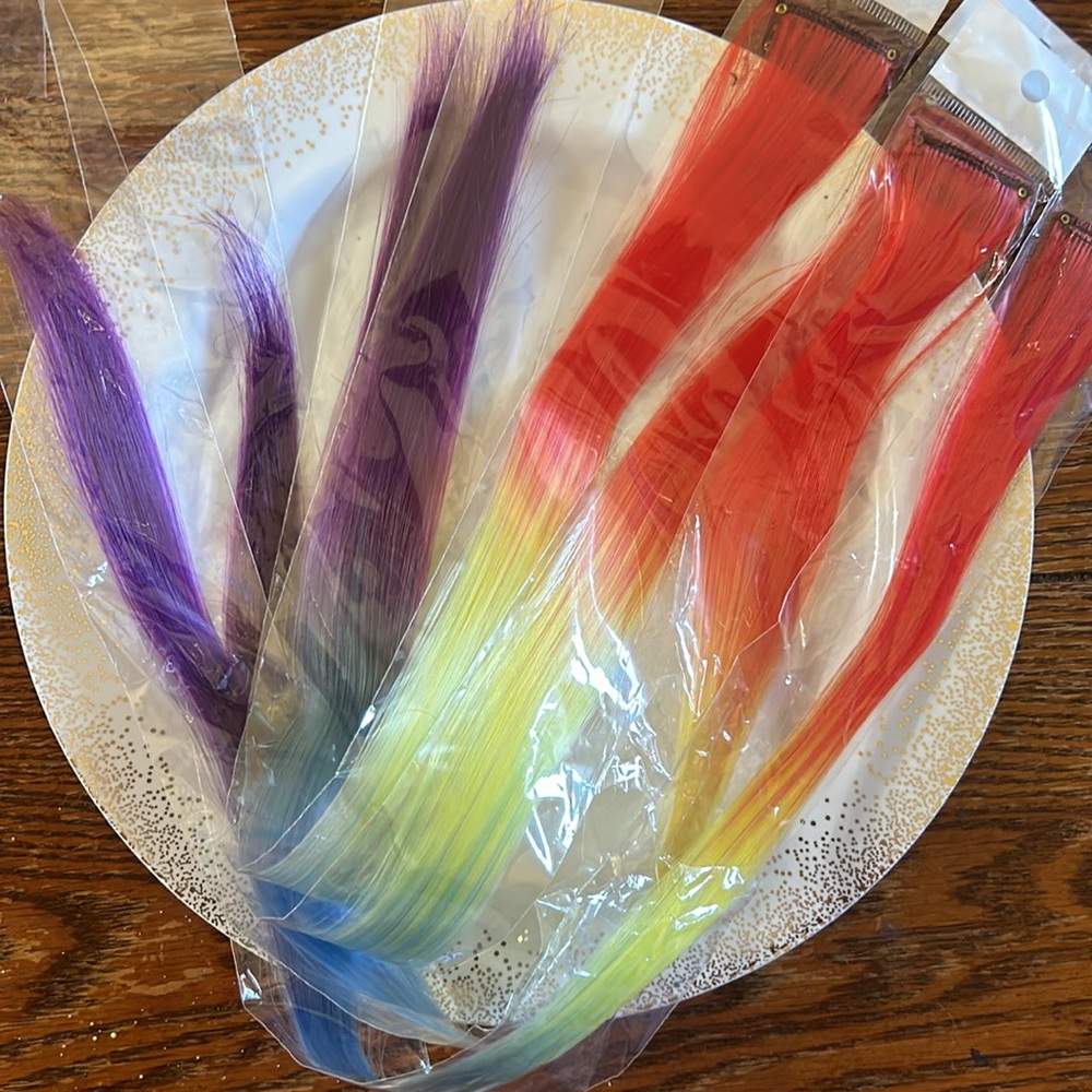 Multi Color Hair Extensions - Picture 3 of 5